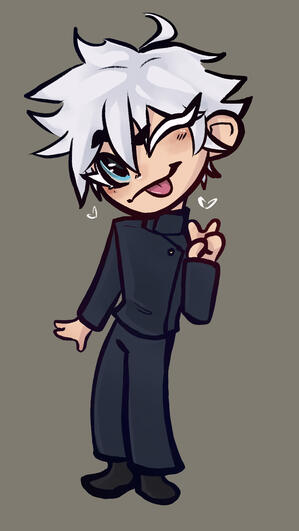 Gojo Charm/Sticker Design