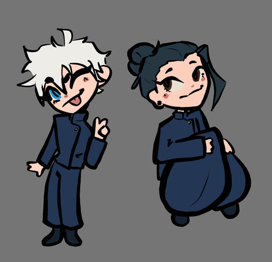 SatoSugu Charm/Sticker Designs