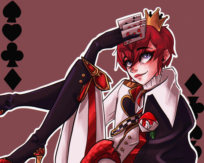 Rose Red Tyrant Print